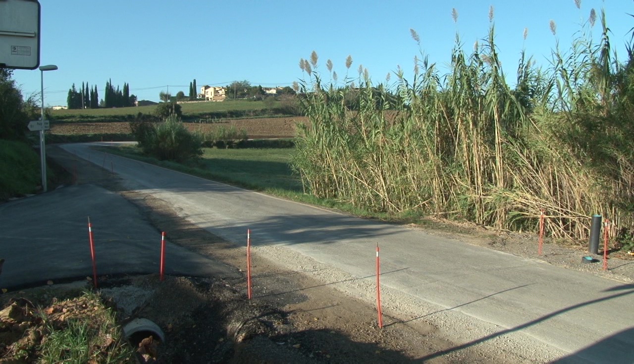L’eixamplament de la carretera entre Banyoles i Galliners provoca talls de trànsit 